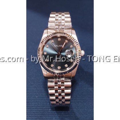 Balmer 30mm Datejust Ladies Quartz Watch 8172L SS-46S